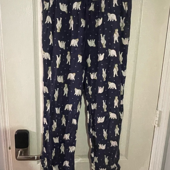 aerie Other - Aerie Navy Pajama Pants with Polar Bear Print